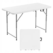 VEVOR FOLDING BUFFET TABLE 122 CM STURDY PORTABLE FOR CAMPING AND PICNIC