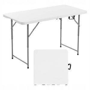 VEVOR FOLDING BUFFET TABLE 122 CM STURDY PORTABLE FOR CAMPING AND PICNIC