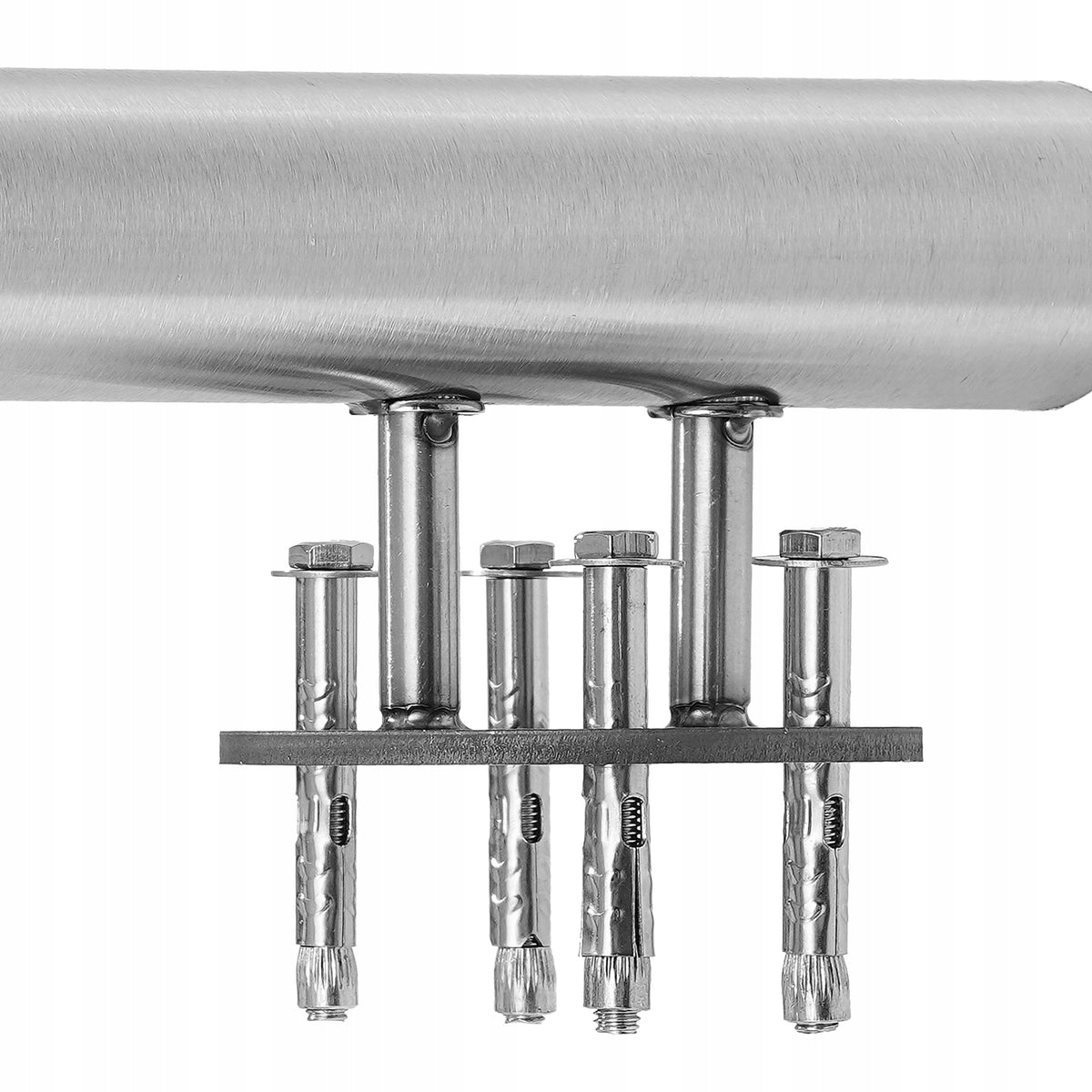 VEVOR OUTDOOR STAIR RAILING 150 CM STAINLESS STEEL ADJUSTABLE STRONG