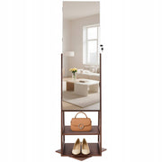 VEVOR 360 ROTATING JEWELRY CABINET WITH MIRROR 155 CM PREMIUM ORGANIZER