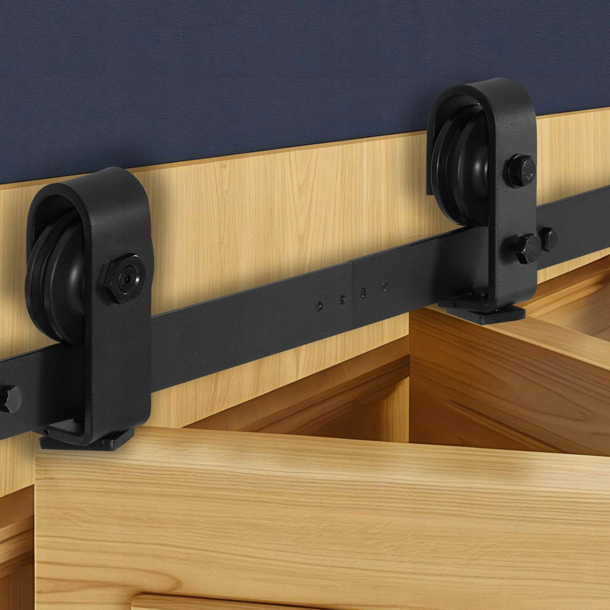 VEVOR FOLDING BARN DOOR HARDWARE KIT 150KG