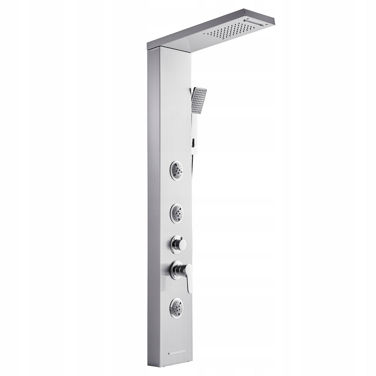 VEVOR Professional 5-in-1 Shower System with Rain Shower Head, Stainless Steel