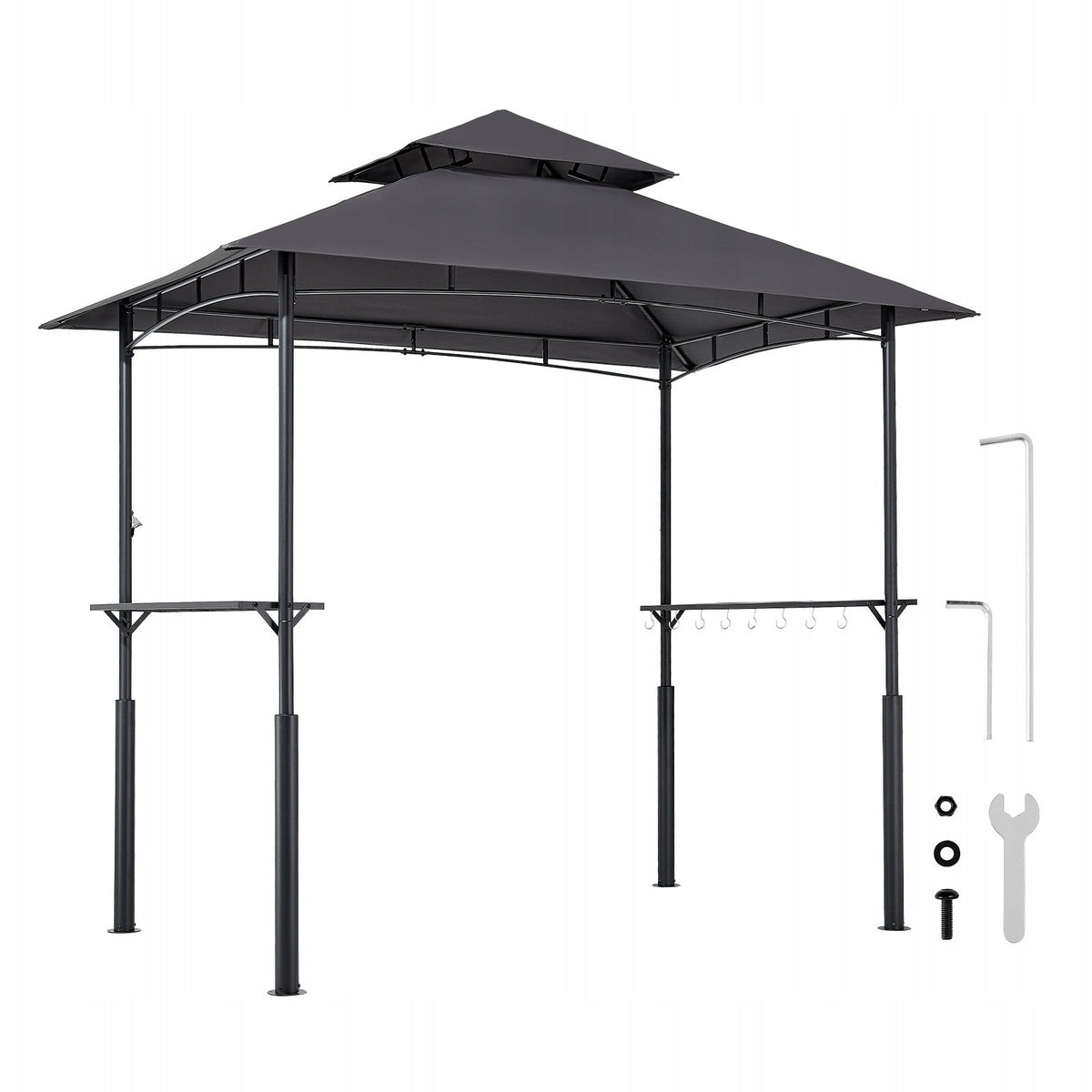 VEVOR GRILL GAZEBO 2430X1500X2500 MM STRONG STEEL OUTDOOR CANOPY