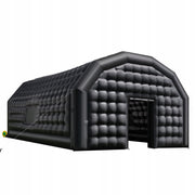VEVOR 8X6X4M INFLATABLE PARTY TENT BLACK WITH 1100W PREMIUM BLOWER