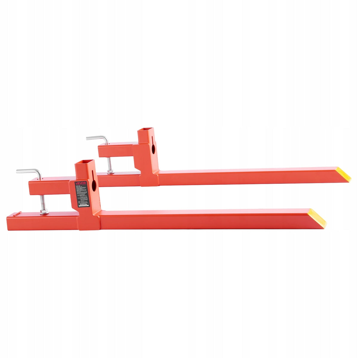 HEAVY DUTY VEVOR PALLET FORKS 907 KG CLAMP-ON 1090 MM FOR TRACTOR LOADER