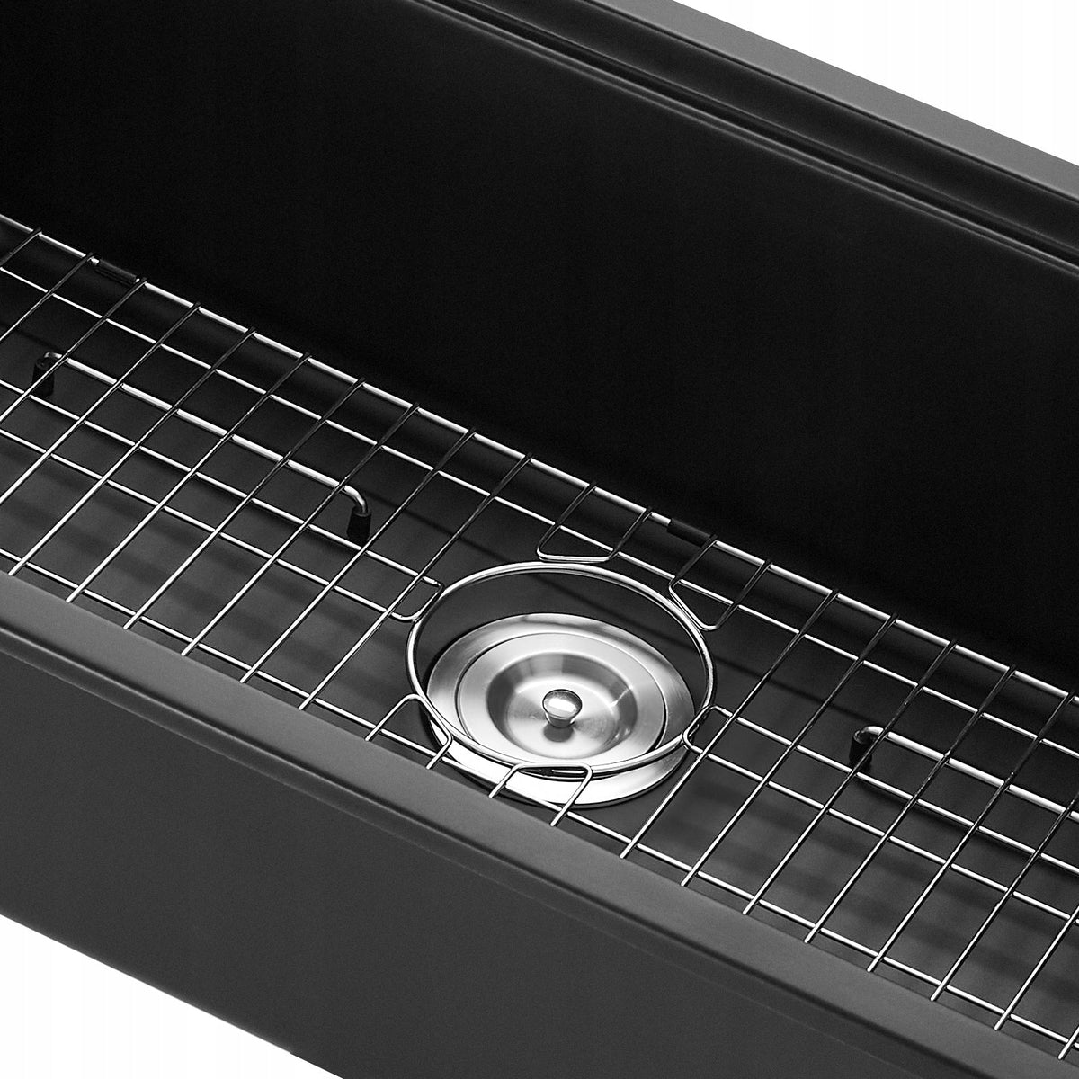 VEVOR UNDERMOUNT GRANITE KITCHEN SINK 838X482X254 MM BLACK PREMIUM