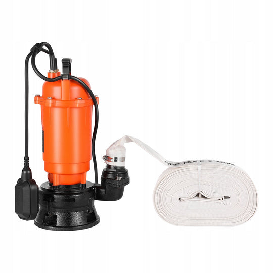 VEVOR 1500W 21000L/H CAST IRON SUBMERSIBLE PUMP FOR DIRTY WATER