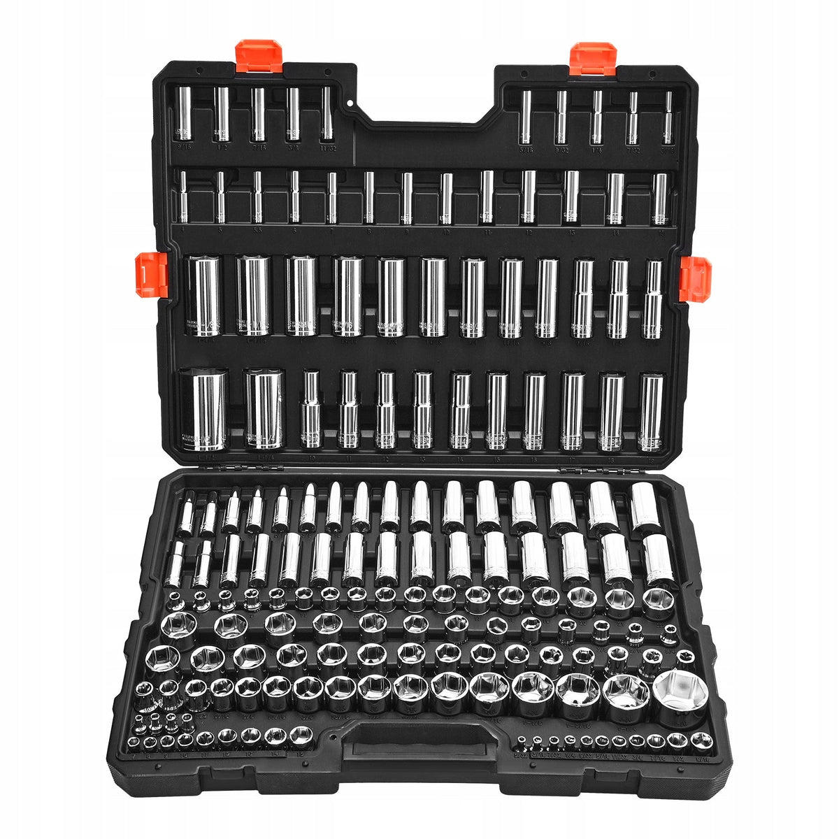 VEVOR PREMIUM SOCKET WRENCH SET 163 PIECES 3/8 1/4 1/2 INCH SOLID