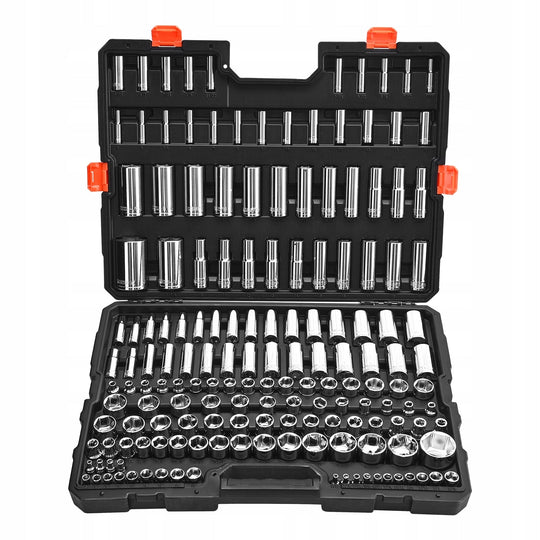 VEVOR PREMIUM SOCKET WRENCH SET 163 PIECES 3/8 1/4 1/2 INCH SOLID