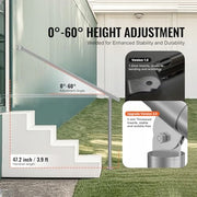 VEVOR 120CM OUTDOOR STAIR HANDRAIL STRONG ADJUSTABLE BEST