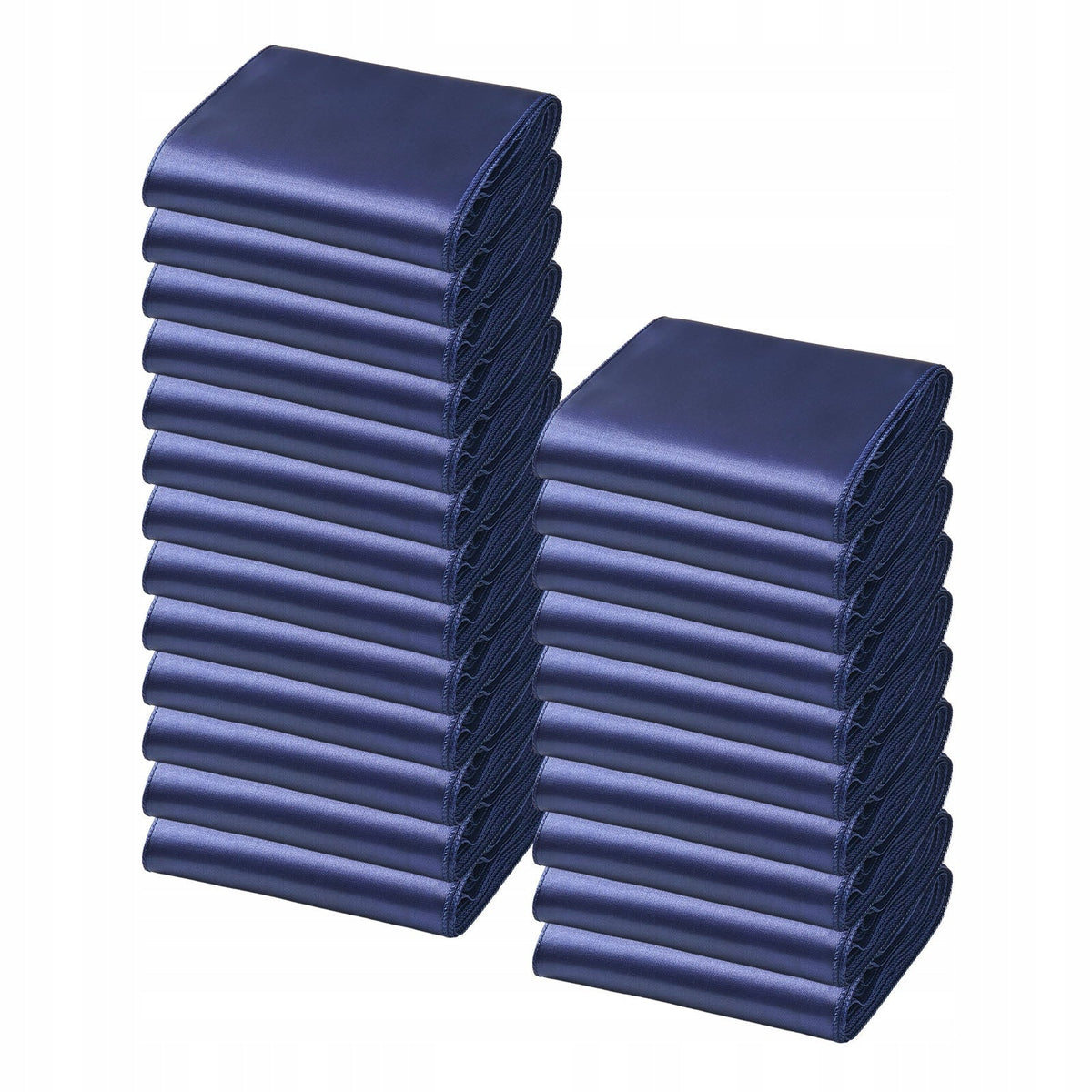 VEVOR NAVY SATIN CHAIR SASHES 50 PCS 275X17 CM PREMIUM