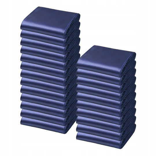 VEVOR NAVY SATIN CHAIR SASHES 50 PCS 275X17 CM PREMIUM