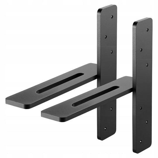 VEVOR SHELF BRACKETS 2 PCS HEAVY DUTY 90 KG CAPACITY STEEL SHELF SUPPORTS