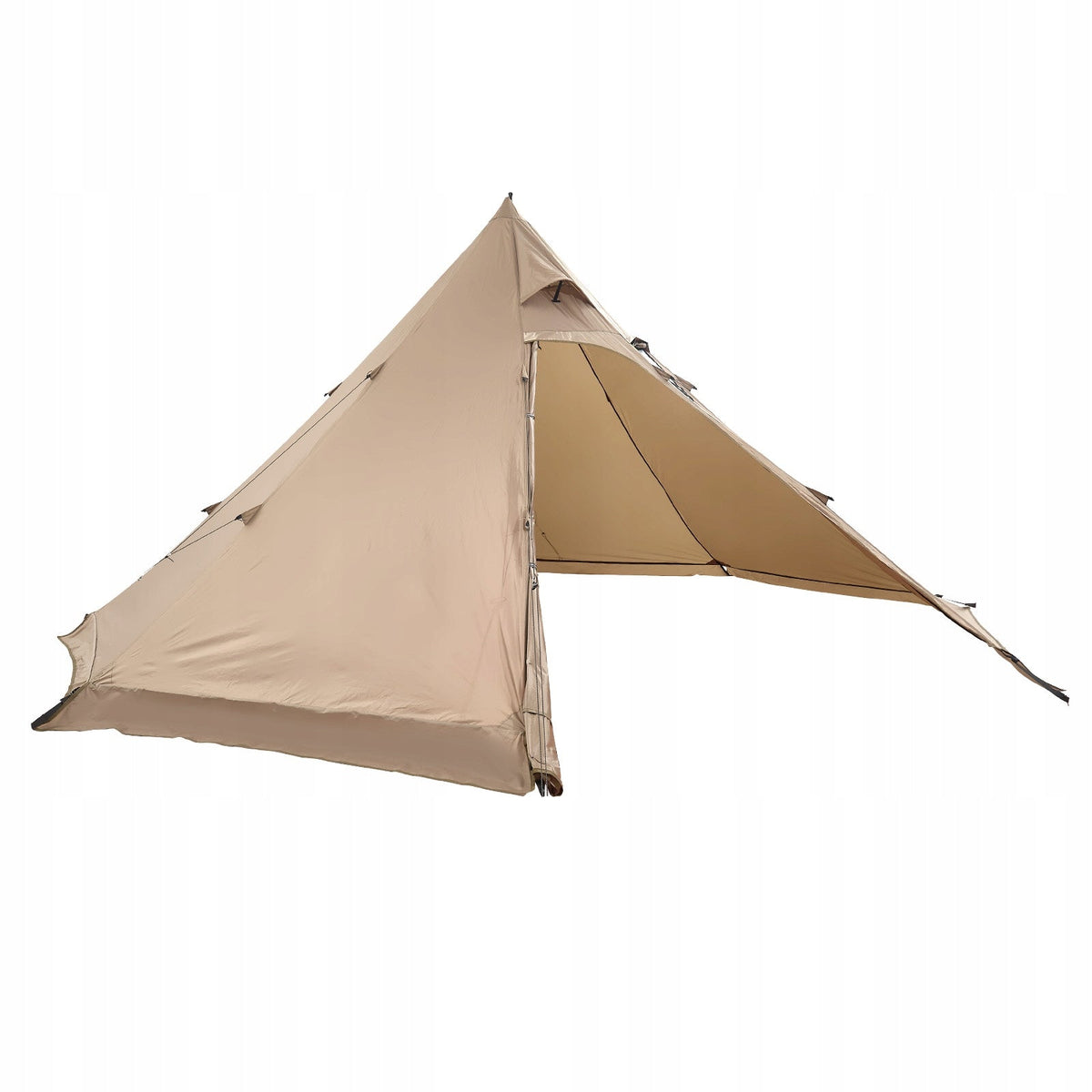 VEVOR TIPI 4-PERSON WATERPROOF CAMPING TENT WITH POWER CONNECTION STRONG