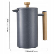 VEVOR FRENCH PRESS 1L STAINLESS STEEL COFFEE TEA MAKER STRONG PRECISE
