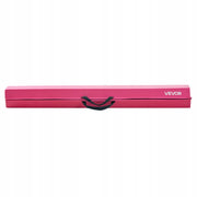 VEVOR FOLDABLE KIDS GYMNASTICS BALANCE BEAM 233 CM PINK 90.7 KG CAPACITY