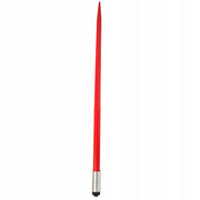 VEVOR HAY BALE SPEAR 49 INCH HEAVY DUTY 4500 LBS SPRING STEEL RED