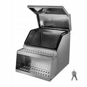 VEVOR SADDLEBAG STEP BOX TOOL BOX 610X695X645 MM ALUMINUM