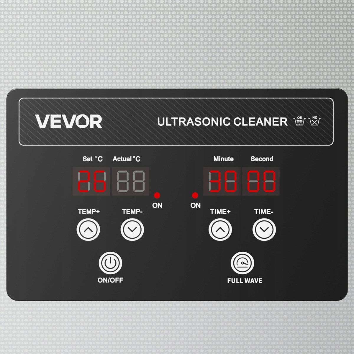 PROFESSIONAL VEVOR ULTRASONIC CLEANER 6L 40KHZ STAINLESS STEEL TIMER