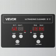 PROFESSIONAL VEVOR ULTRASONIC CLEANER 6L 40KHZ STAINLESS STEEL TIMER