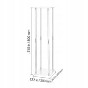 VEVOR 10-PIECE WEDDING FLOWER STANDS 200X200X800 MM STURDY ELEGANT