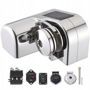 VEVOR 12V 600W ELECTRIC FISHING WINCH 316 STAINLESS STEEL