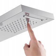VEVOR Professional 5-in-1 Shower System with Rain Shower Head, Stainless Steel