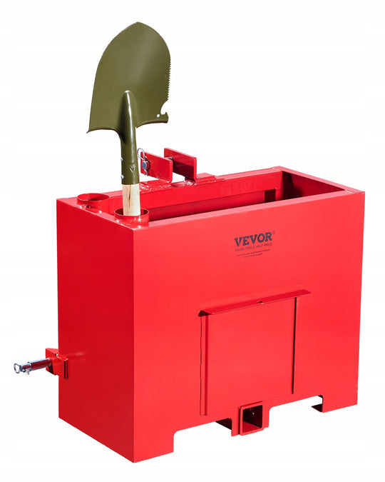 VEVOR Professional 3-Point Category 1 Trailer Hitch Receiver Weight Carry
