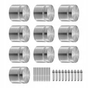 VEVOR GLASS CLAMP 10 PCS ROUND RAILING BRACKET STAINLESS STEEL 316