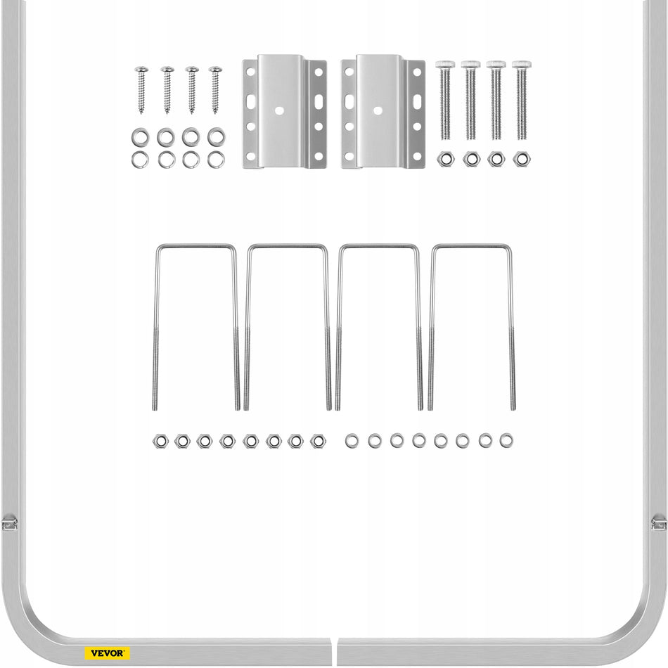 VEVOR 46 INCH ALUMINIUM ADJUSTABLE BOAT TRAILER GUIDE-ONS PAIR