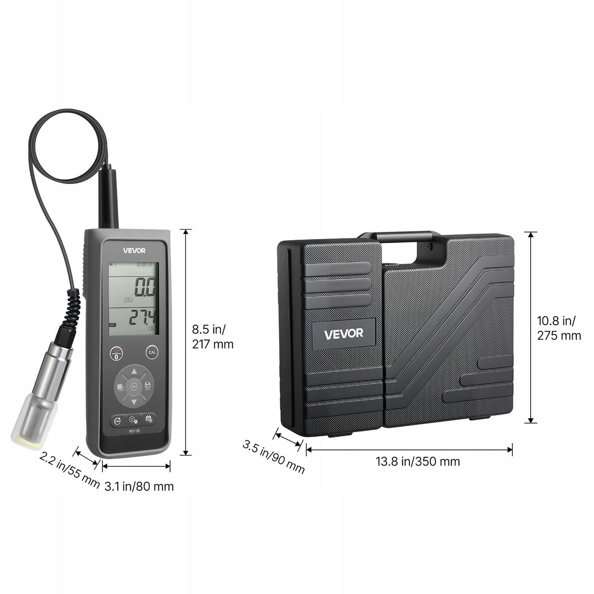 PROFESSIONAL DISSOLVED OXYGEN METER VEVOR 0-50 MG L PORTABLE