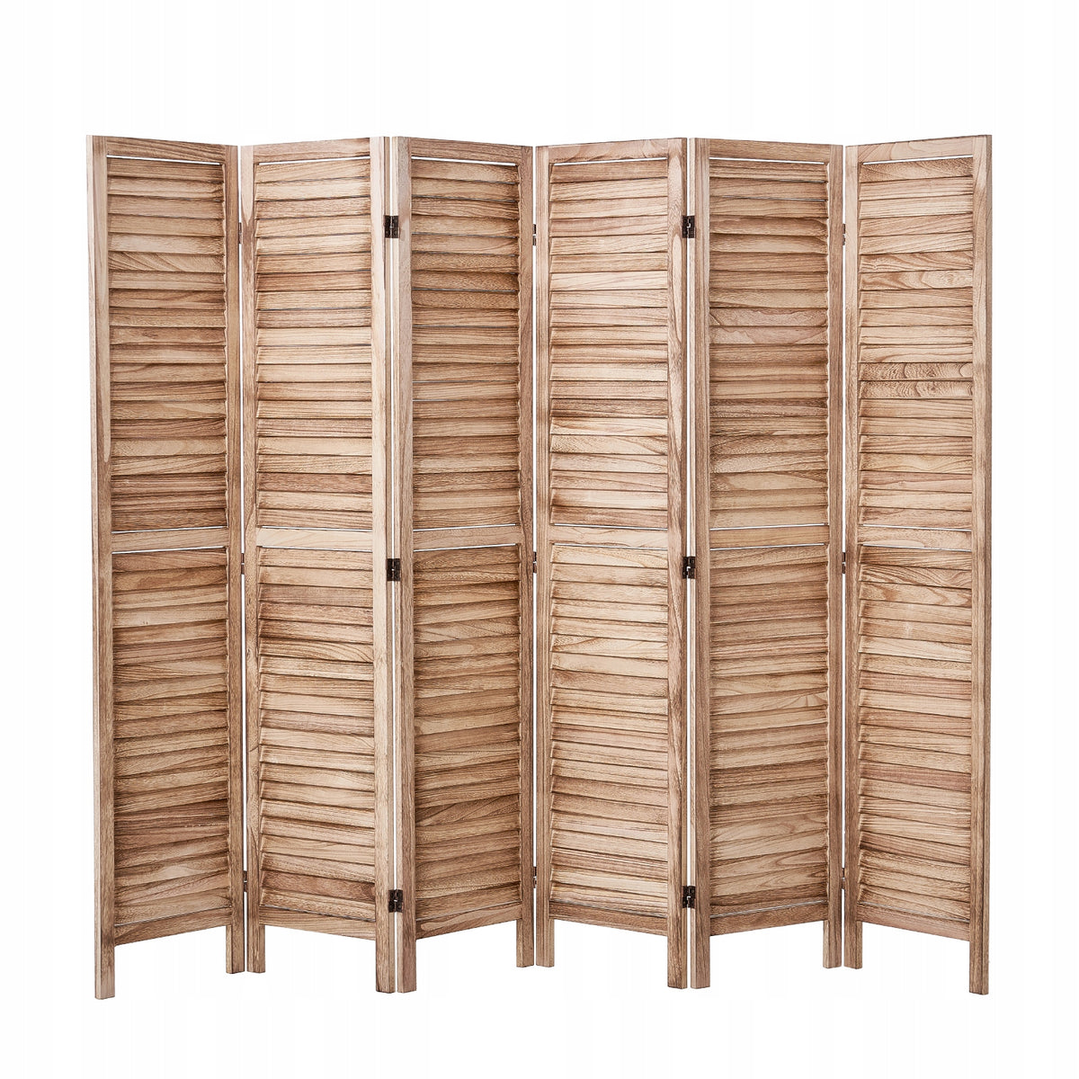 VEVOR ROOM DIVIDER 6 PANELS WOODEN FOLDABLE STURDY EUROPEAN