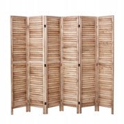 VEVOR ROOM DIVIDER 6 PANELS WOODEN FOLDABLE STURDY EUROPEAN