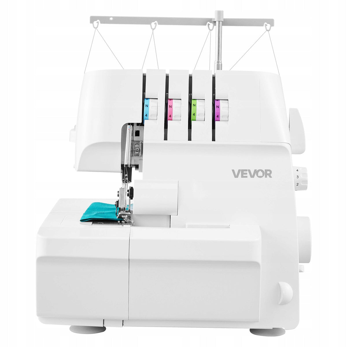 VEVOR OVERLOCK SEWING MACHINE 1250 STITCHES/MIN 2-3-4 THREADS LED