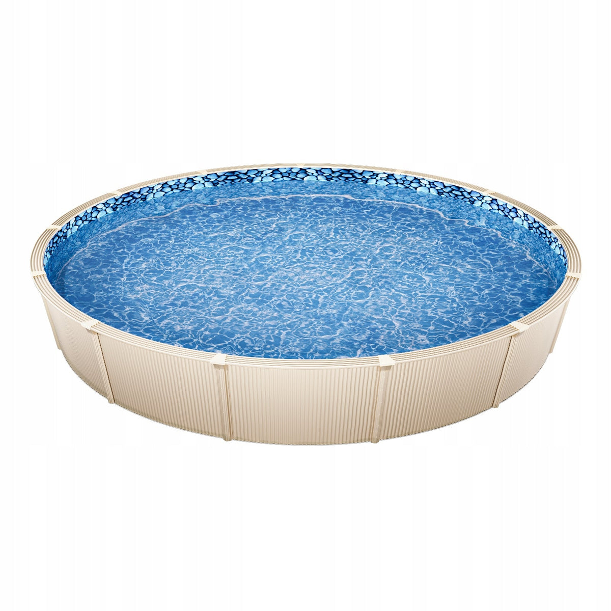 VEVOR PREMIUM ROUND POOL LINER 640X120CM VINYL STRONG DURABLE