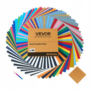 PROFESSIONAL HEAT TRANSFER FILM VEVOR 80 SHEETS 304.8X304.8MM