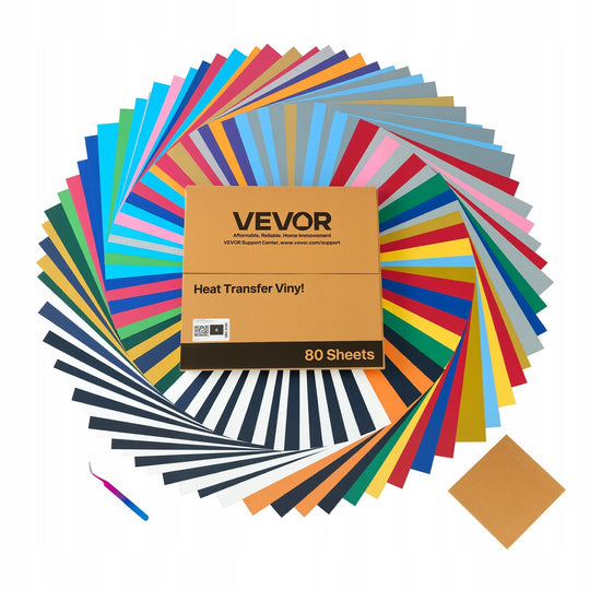 PROFESSIONAL HEAT TRANSFER FILM VEVOR 80 SHEETS 304.8X304.8MM
