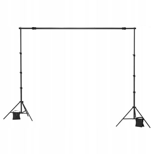 VEVOR ADJUSTABLE BACKGROUND STAND 213X300 CM PHOTO STUDIO BACKGROUND KIT PREMIUM
