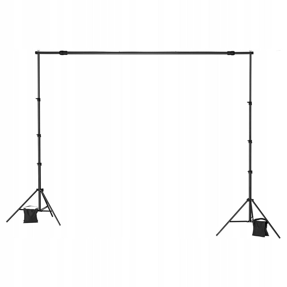 VEVOR ADJUSTABLE BACKGROUND STAND 213X300 CM PHOTO STUDIO BACKGROUND KIT PREMIUM