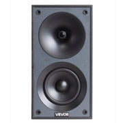 VEVOR PASSIVE BOOKSHELF SPEAKERS PAIR 300W STEREO 70HZ-20KHZ MDF BLACK