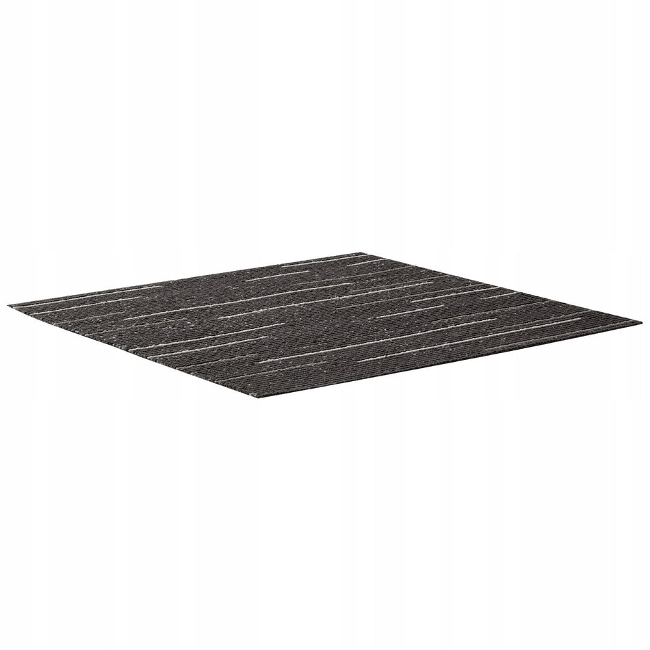 VEVOR CARPET TILES 609X609X6 MM 24 PCS GREY MODULAR PREMIUM FLOORING