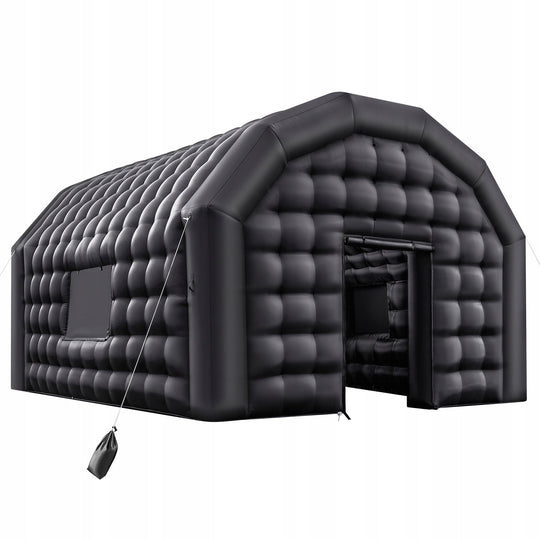 VEVOR 5X4X3.8M INFLATABLE PARTY TENT, BLACK, STURDY AND SPACIOUS