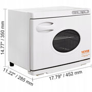 VEVOR TOWEL WARMER 23L PREMIUM 50-60 PCS UV STERILIZATION WHITE