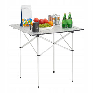 VEVOR 70 CM FOLDING BUFFET TABLE LIGHTWEIGHT ALUMINUM PORTABLE STURDY