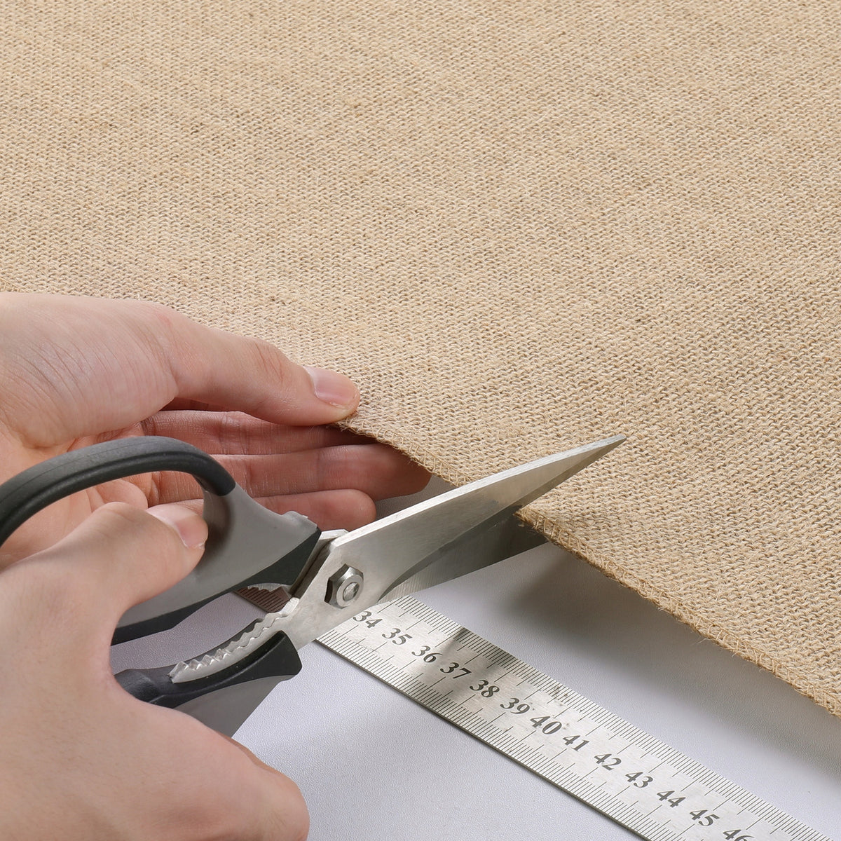 VEVOR JUTE FABRIC ROLL 14X4570CM NATURAL STRONG HIGH DENSITY PREMIUM