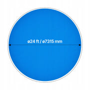 VEVOR ROUND POOL SOLAR COVER 7315 MM SOLAR FILM 0.2 MM