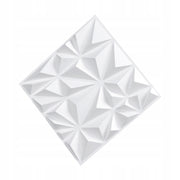 SET OF 33 VEVOR 3D WALL PANELS 30X30 CM PVC DIAMOND MATTE WHITE