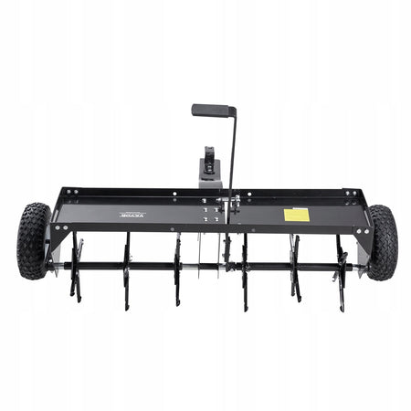 VEVOR tow-behind lawn aerator, 1275 x 980 x 885 mm