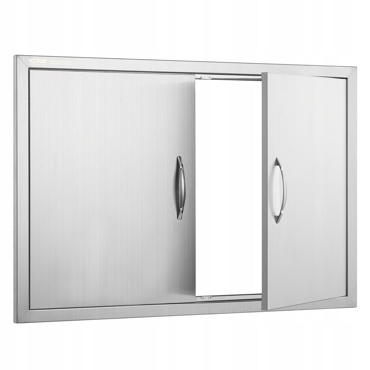 VEVOR PROFESSIONAL DOUBLE ACCESS BBQ DOORS 915X610X46 MM STAINLESS STEEL