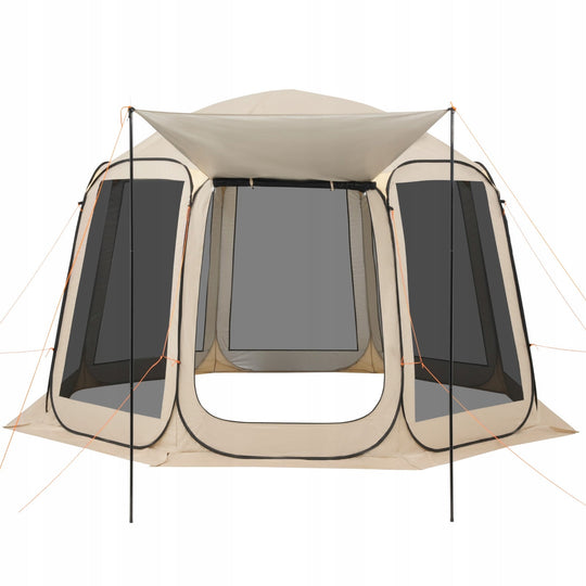 VEVOR CAMPING TENT 365X335X230 CM BEST FOLDABLE FOR 12 PEOPLE